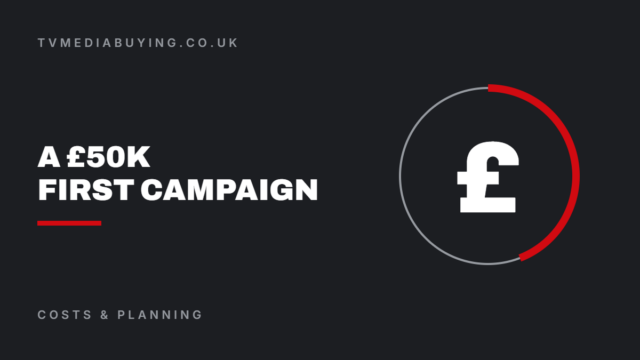 £50,000 For A First TV Campaign: How We Would Split It