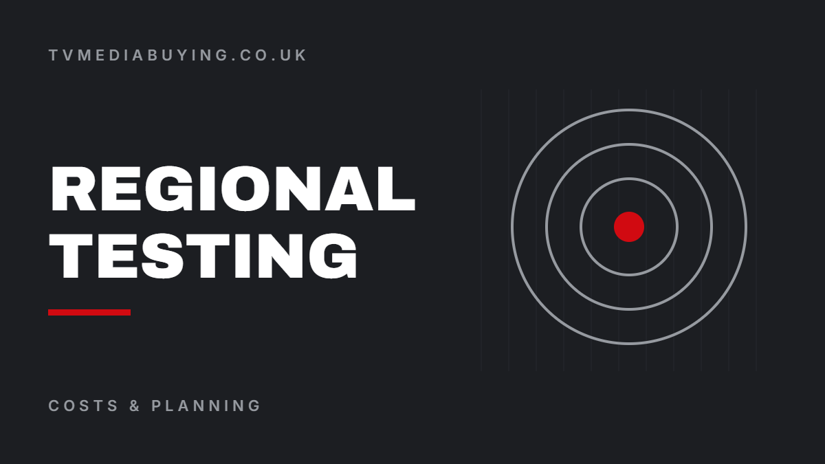 Regional TV Testing: Prove It Works Before You Go National